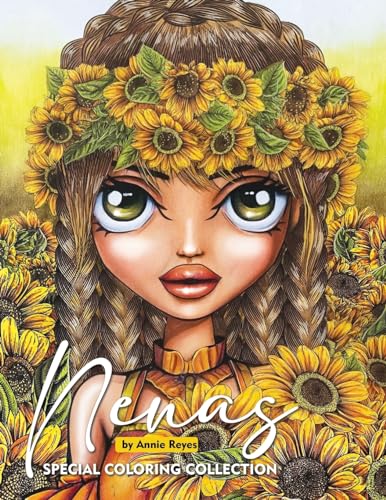 Reyes - Nenas. Special Coloring Collection. Coloring Book for Relaxati