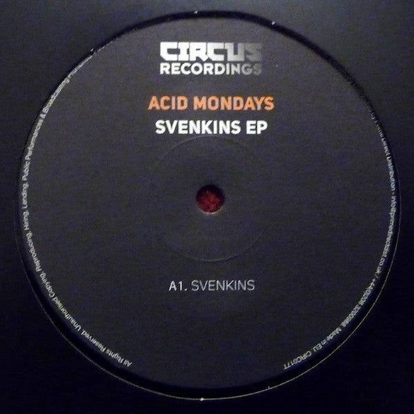 Acid Mondays - Svenkins EP - New Vinyl Record 12"