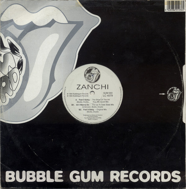 DJ Zanchi - Feel It Baby - Used Vinyl Record 12"