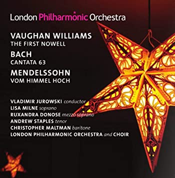 LONDON PHILHARMONIC - VAUGHAN WILLIAMS: THE FIRST NOWELL - MENDELSSO -