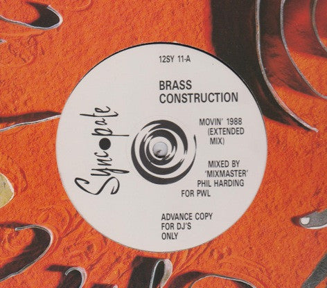 Brass Construction - Movin' - 1988 - Used Vinyl Record 12"