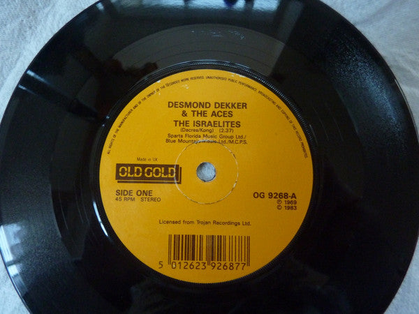 Desmond Dekker & The - Israelites / You Can Get It If You Really Want