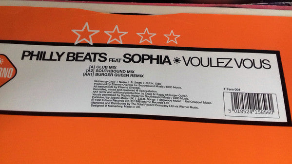 Philly Beats - Voulez Vous - Used Vinyl Record 12"