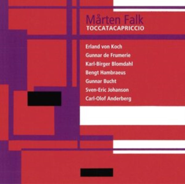 MARTEN FALK - TOCCATACAPRICCIO - CD