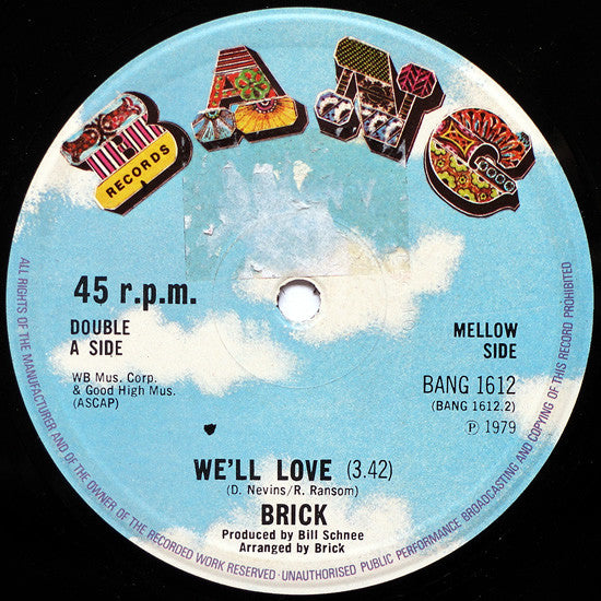 Brick - Dancin' Man / We'll Love - Used Vinyl Record 12"