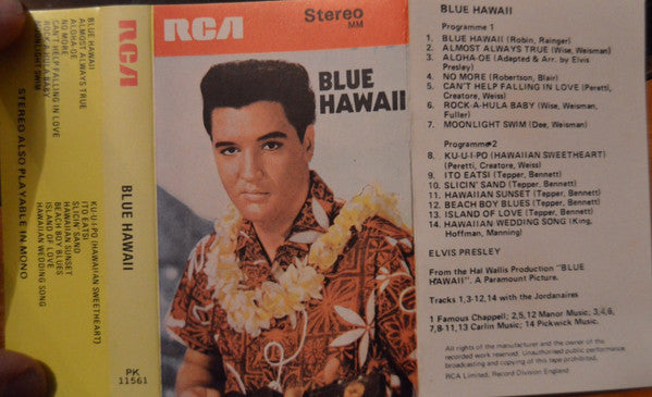 Elvis Presley - Blue Hawaii - Used Cassette