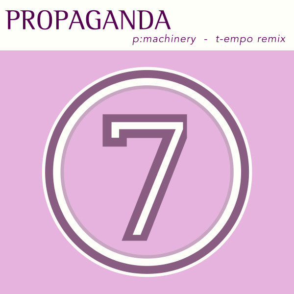 Propaganda - p:Machinery (T-Empo Remix) - Used Vinyl Record 12"