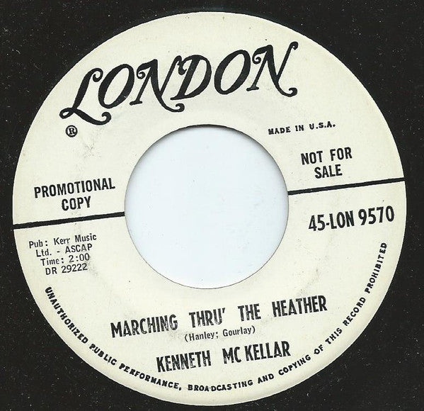 Kenneth McKellar - Marching Thru' The Heather - Used Vinyl Re