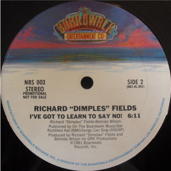 Richard 'Dimples' Fi - I've Got To Learn To Say No - Used Vi