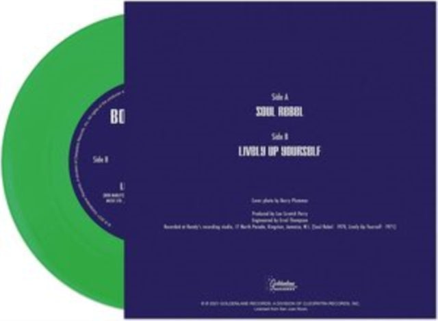 MARLEY - SOUL REBEL (GREEN) - Vinyl Record 7