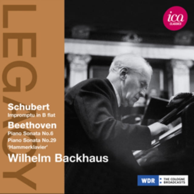 WILHELM BACKHAUS - IMPROMPTU B FLAT/SONATAS 6/29 - CD