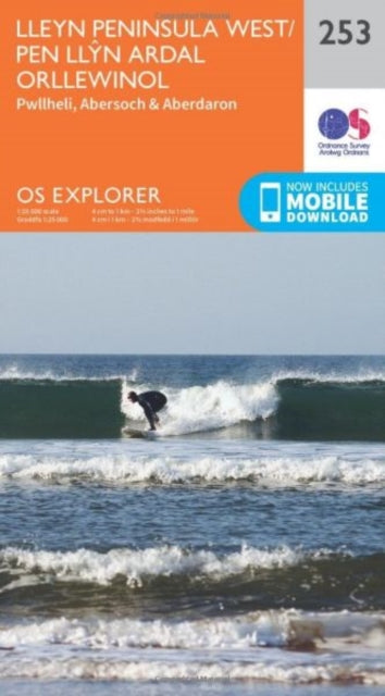 Ordnance Survey - Lleyn Peninsula West : 253 - New Sheet map