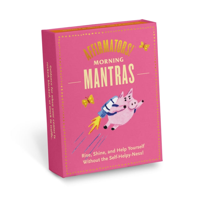 Knock Knock - Affirmators! Mantras (Morning) Card Deck, 40 Cards - New