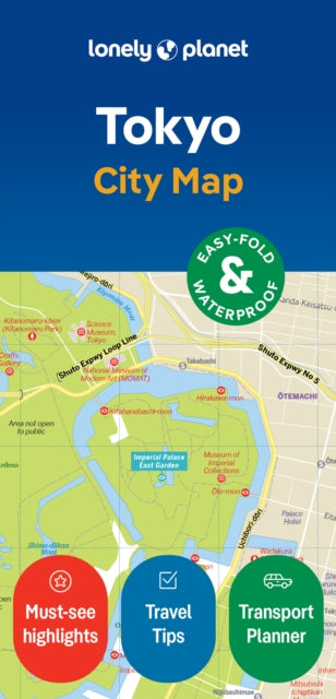 Lonely Planet - Tokyo City Map - New Sheet map