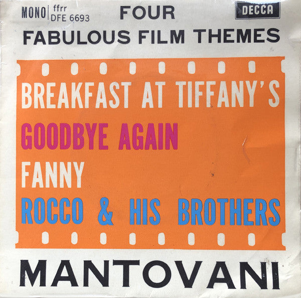 Mantovani And His Or - Four Fabulous Film Themes - Used Vinyl Record