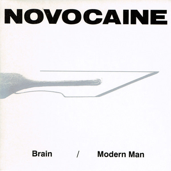 Novocaine - Brain / Modern Man - Used Vinyl Record 7"