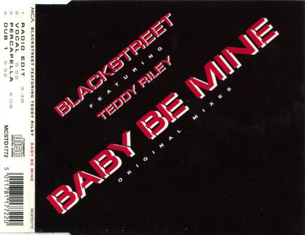Blackstreet - Baby Be Mine - Used CD