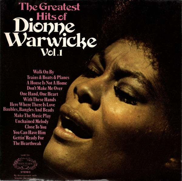 Dionne Warwick - Greatest Hits Of e Vol. 1 - Used Vinyl Record