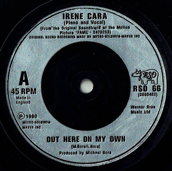 Irene Cara - Out Here On My Own / Is It Okay If I Call You Mine? - Us