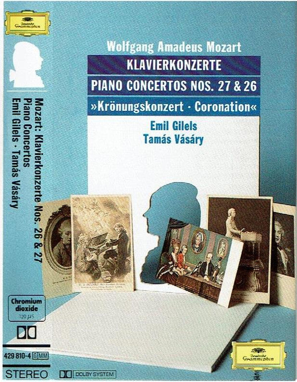 Wolfgang Amadeus Moz - Piano Concertos Nos. 27 & 26 - Used Cassette