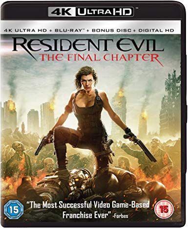 Resident Evil: The Final Chapter - New Blu-ray