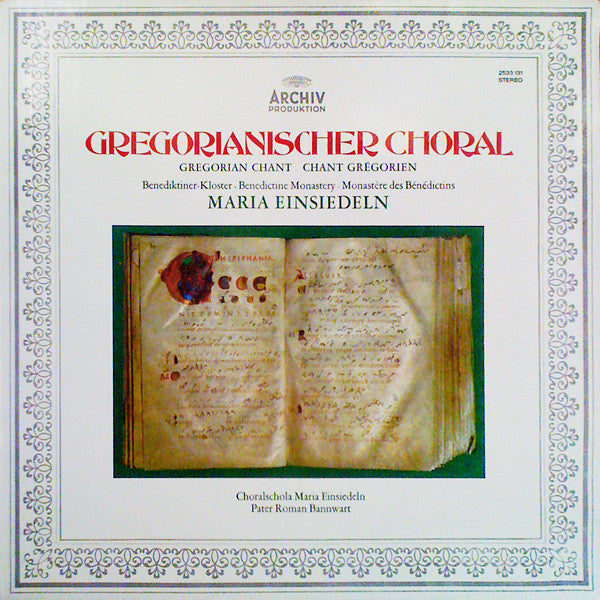 Choralschola Kloster - Gregorianischer Choral - Benediktinerkloster M