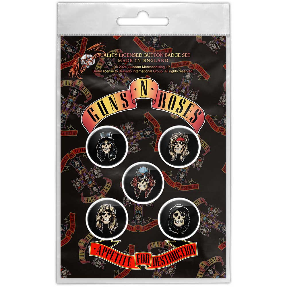 Guns N Roses - Clothing - Pin Badges - Appetite For Destruction