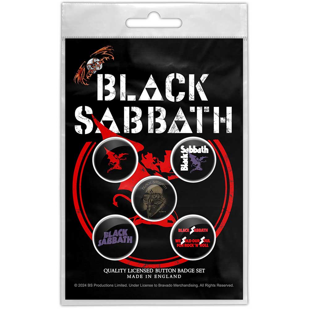 Black Sabbath - Clothing - Pin Badges - Red Devil