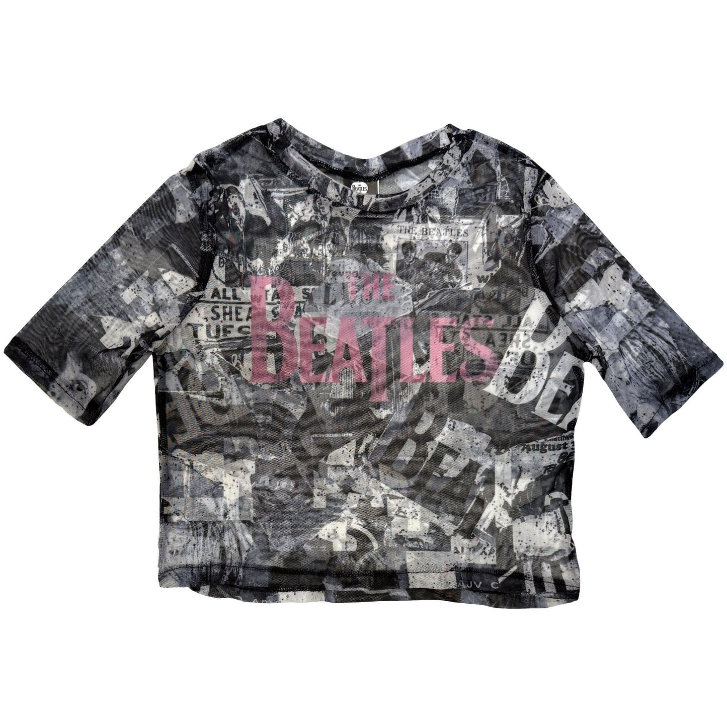 Beatles - tshirt - Ladies - Short Sleeves - All-Over-Print & - X-Large
