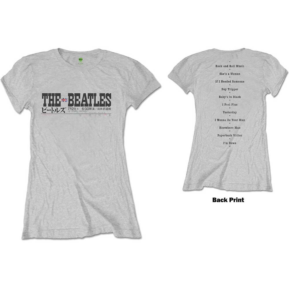 Beatles - tshirt - Ladies - Short Sleeves - Large