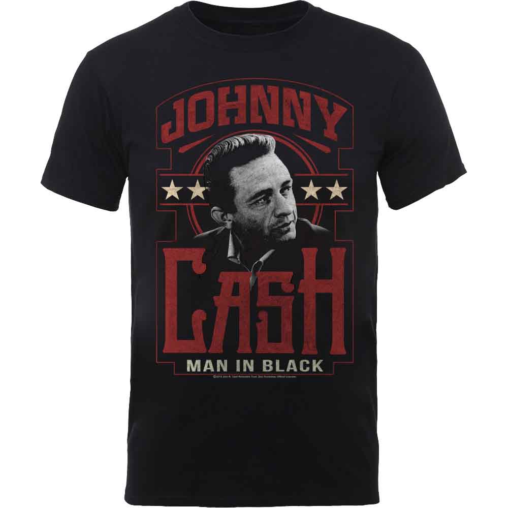 Johnny Cash - tshirt - Unisex - Small - Short Sleeves
