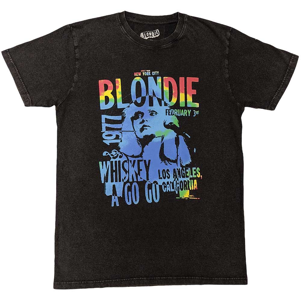 Blondie - tshirt - Unisex - Short Sleeves - Whiskey A Go Go - X-Large