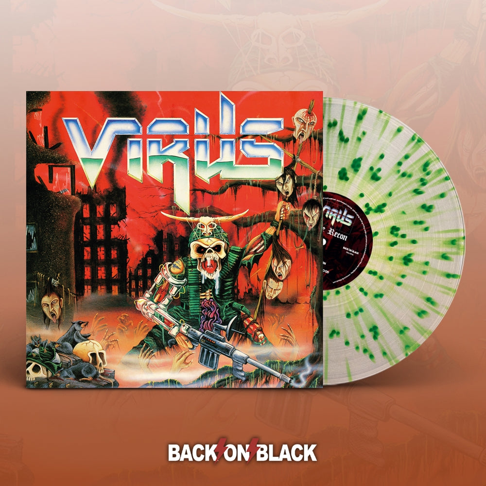 VIRUS - FORCE RECON (CLEAR / GREEN SPLATTER VINYL) - Vinyl Record