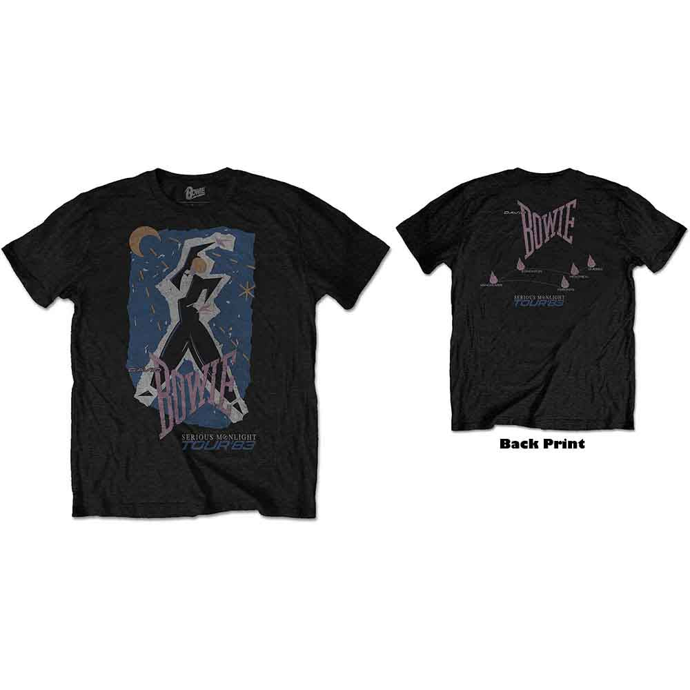 David Bowie - tshirt - Unisex - Short Sleeves - Large