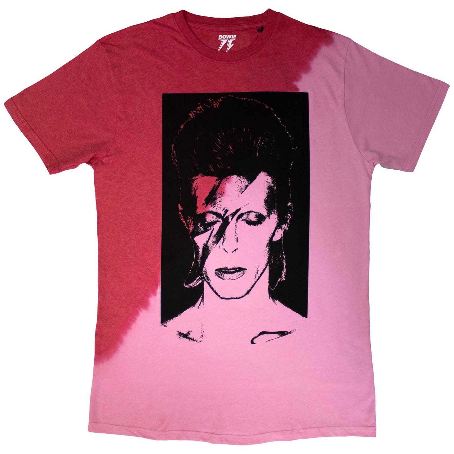 David Bowie - tshirt - Unisex - Short Sleeves - Aladdin Sane - Large