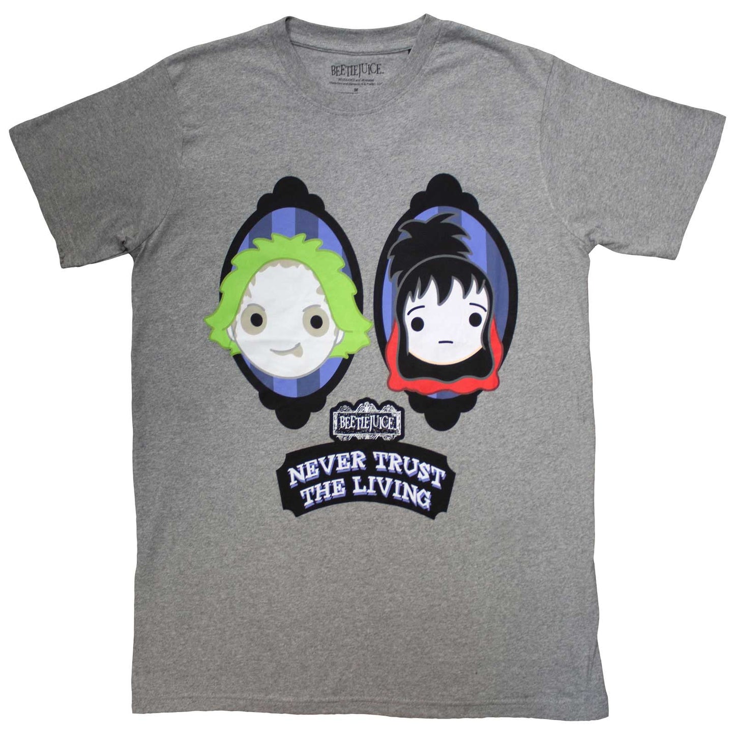 Beetlejuice - tshirt - Unisex - Short Sleeves - Never Trust - XX-Large