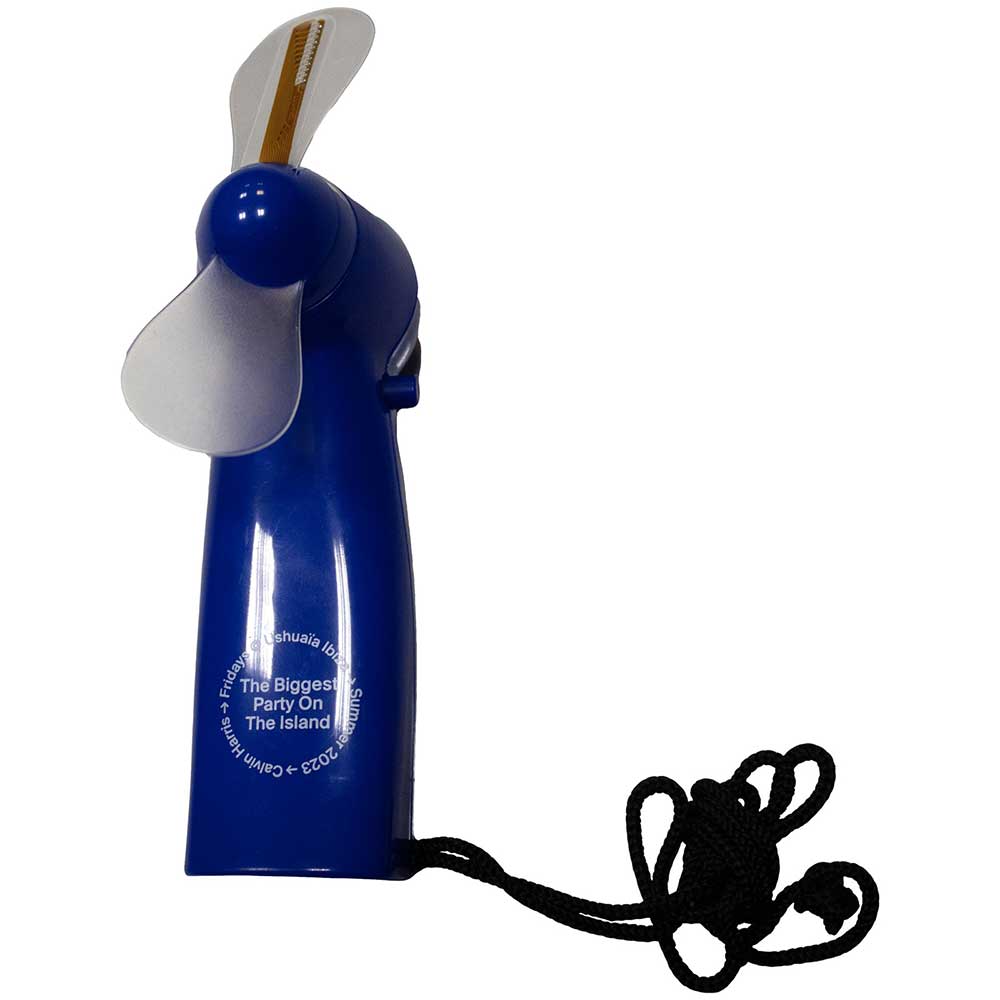Calvin Harris - Electric Fan: (Blue) (Ex-Tour) - COLLECTIBLES - Bigge