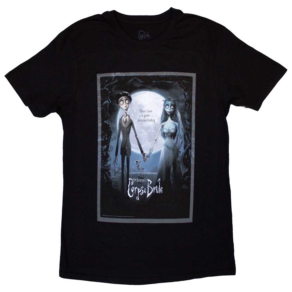 Corpse Bride - tshirt - Unisex - Short Sleeves - Movie Poster - Small