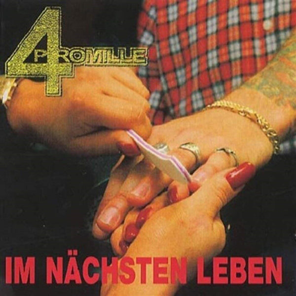 4 PROMILLE - IM NÄCHSTEN LEBEN (YELLOW/BLACK MARBLED VINYL) - Vinyl Re