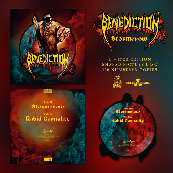 BENEDICTION - STORMCROW (SHAPED PICTURE DISC) - Vinyl Record 12PD