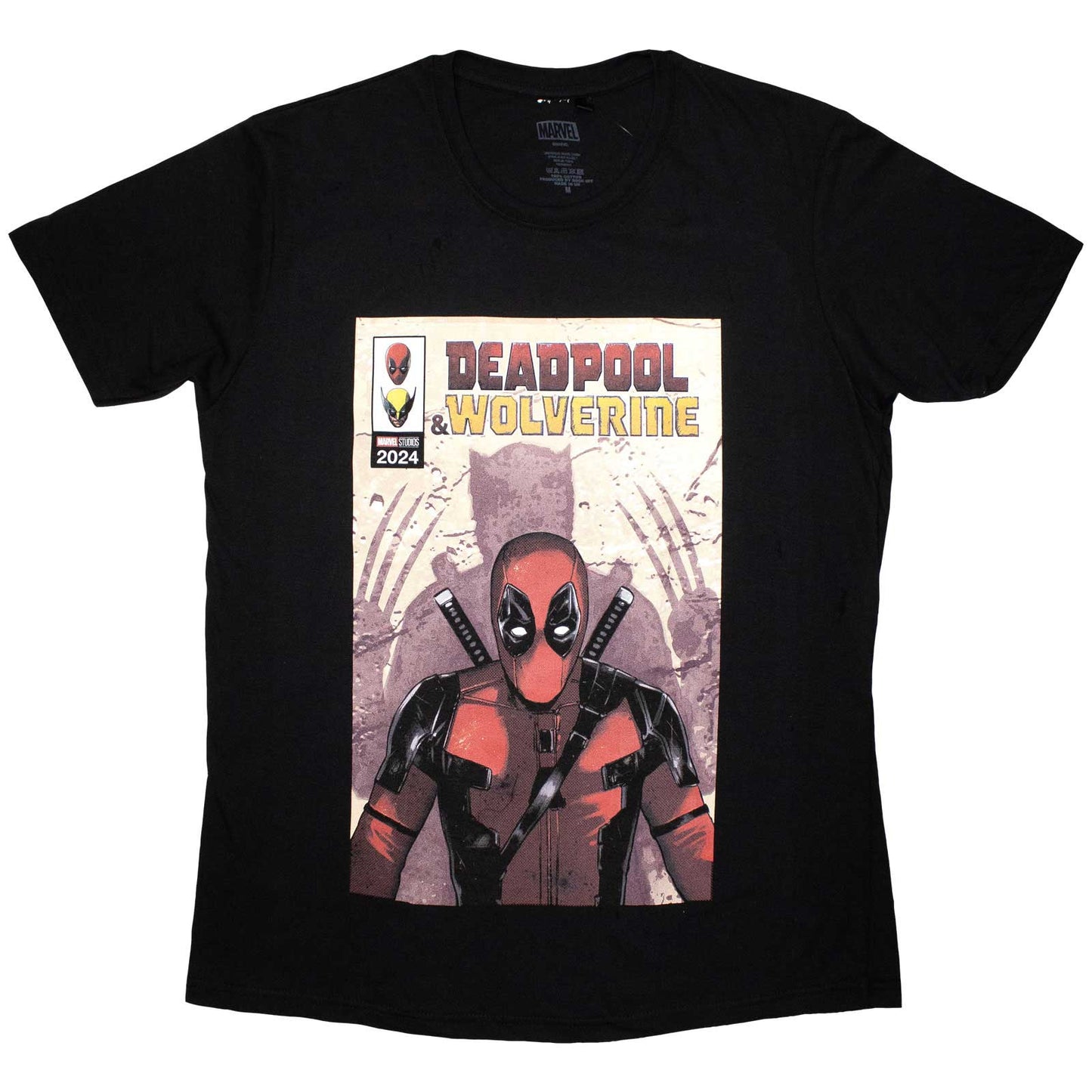 Comics - tshirt - Unisex - Short Sleeves - Deadpool & Wolveri - Medium