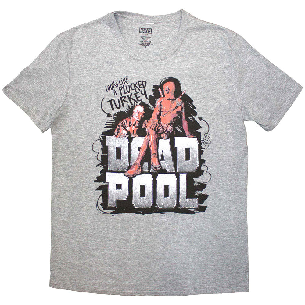 Comics - tshirt - Unisex - Short Sleeves - Deadpool Plucked - 2X-Large