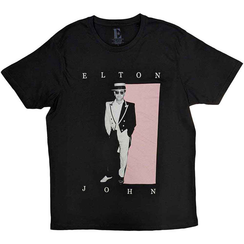 Elton John - tshirt - Unisex - Short Sleeves - Large