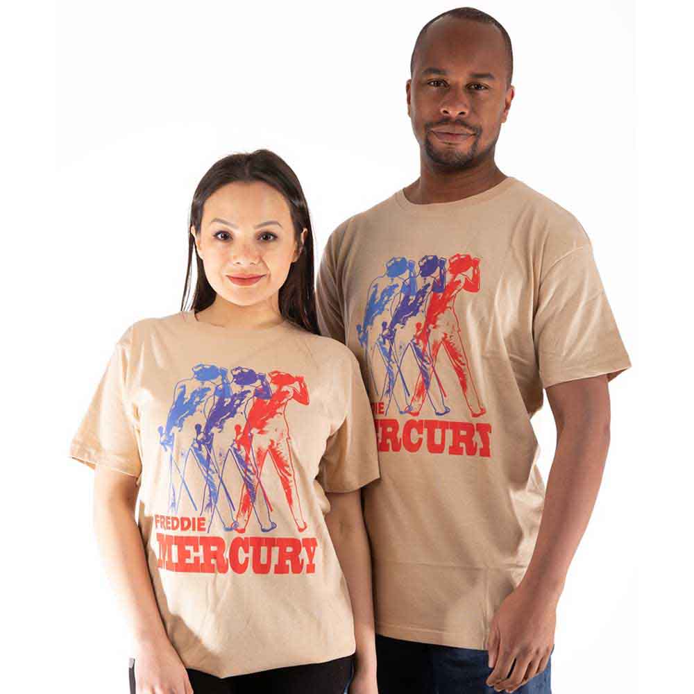 Freddie Mercury - tshirt - Unisex - Short Sleeves - Medium