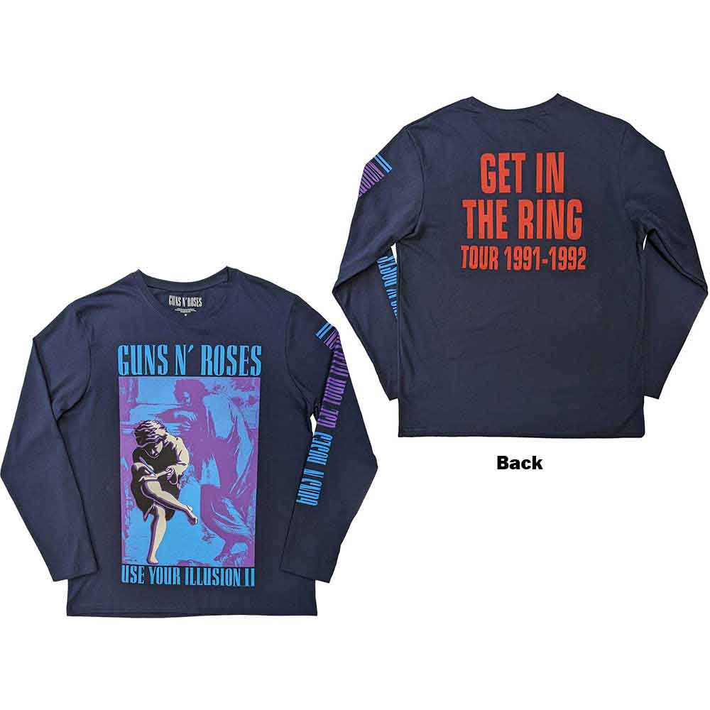 Guns N Roses - tshirt - Unisex - Long Sleeves - Small