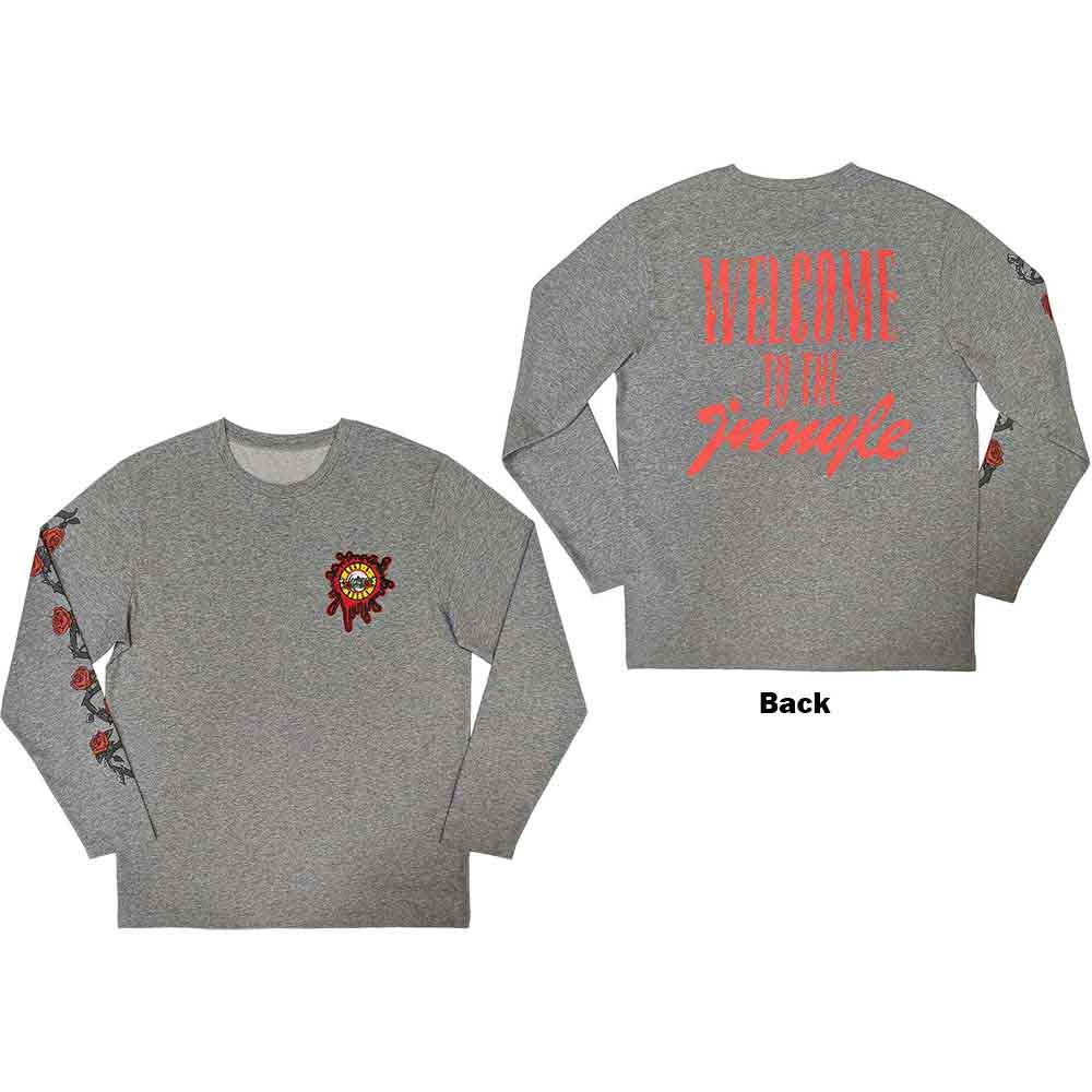 Guns N Roses - tshirt - Unisex - Long Sleeves - Splatter Sea - X-Large