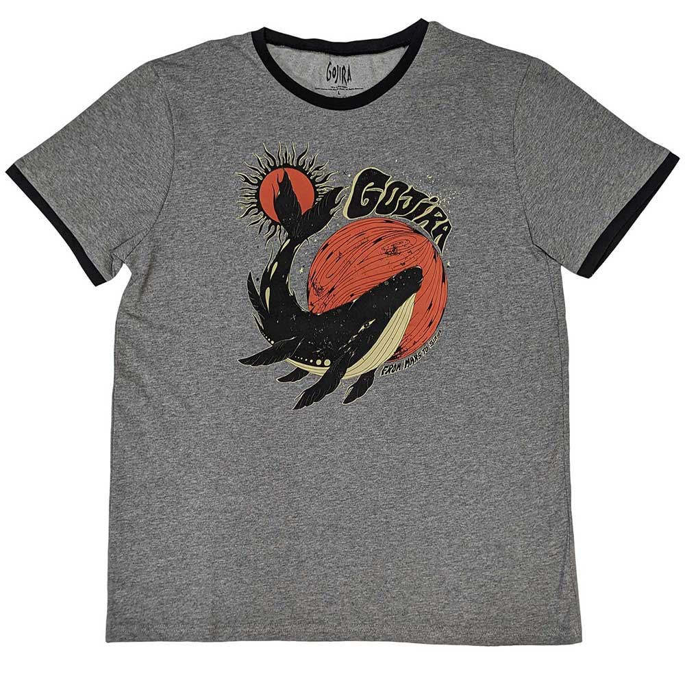 Gojira - tshirt - Unisex - Short Sleeves - Whale - X-Large