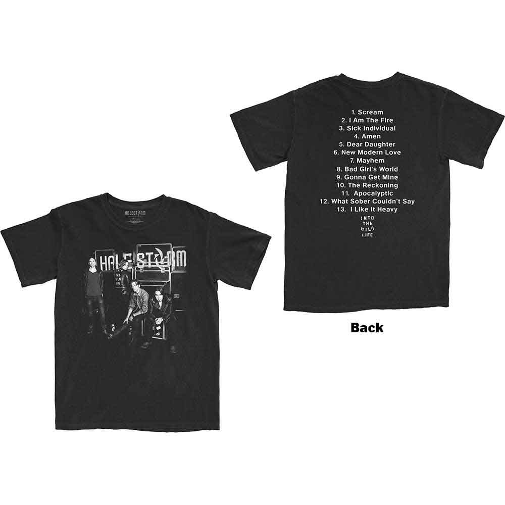 Halestorm - tshirt - Unisex - Short Sleeves - Medium