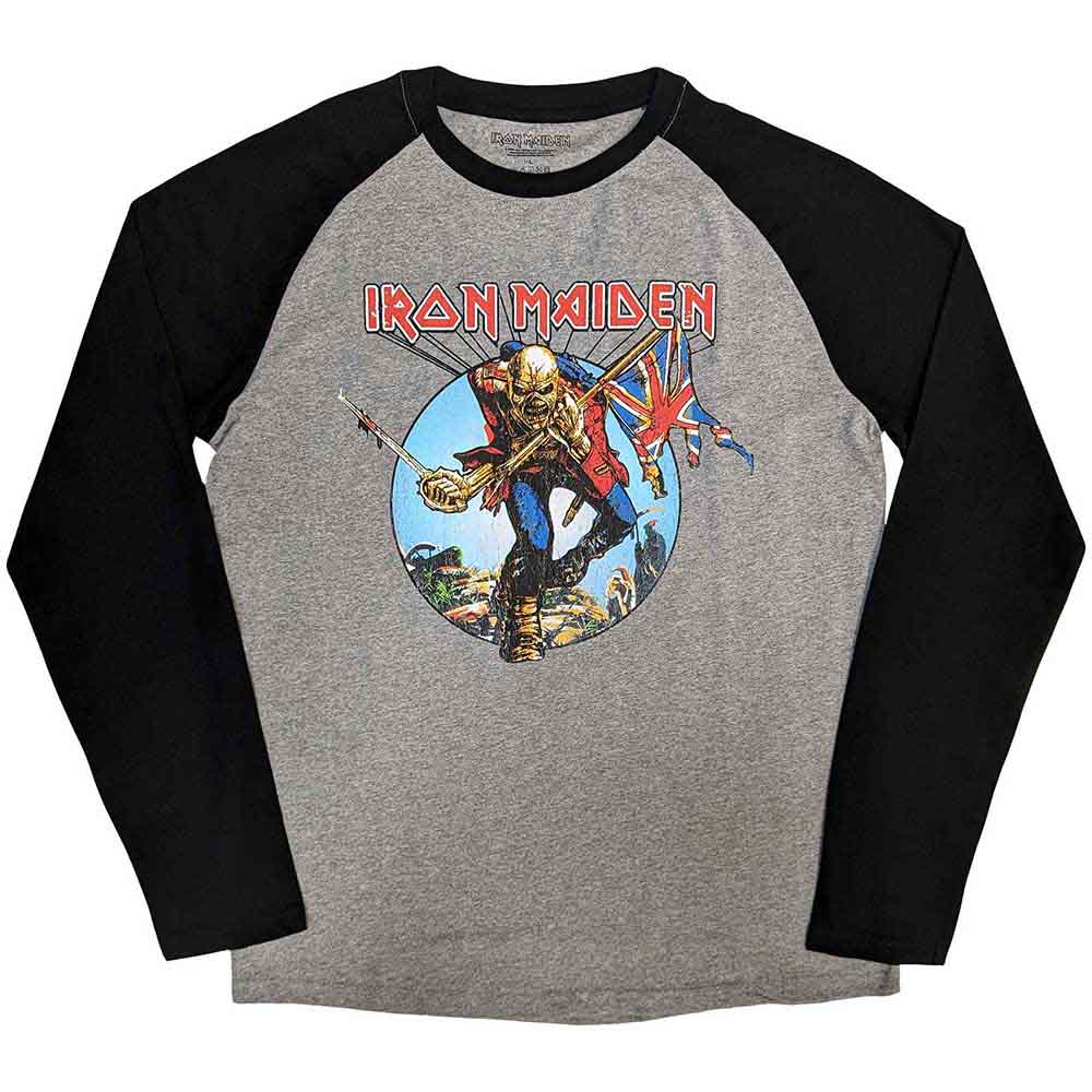 Iron Maiden - tshirt - Unisex - Short Raglan Sleeves - X-Large