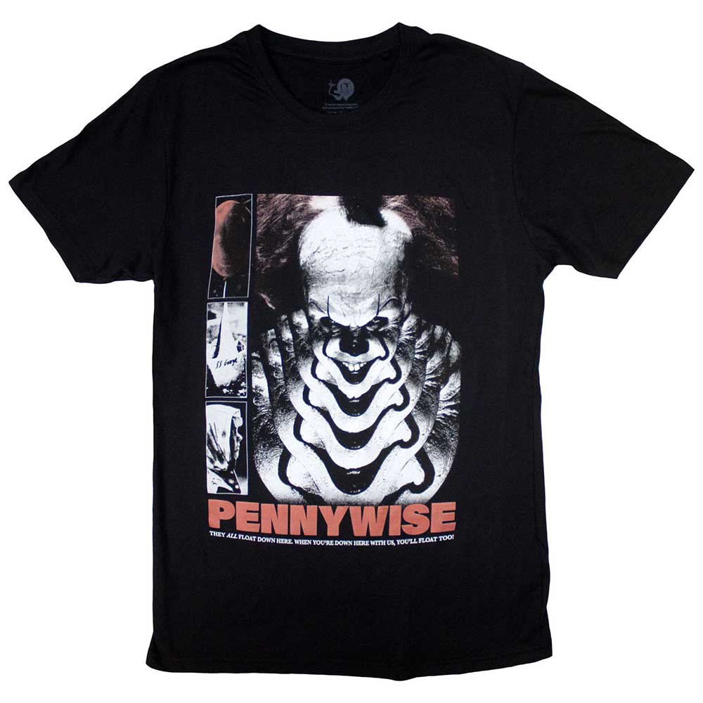 IT - tshirt - Unisex - Short Sleeves - Pennywise You'll Never - Small